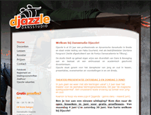 Tablet Screenshot of djazzle.com